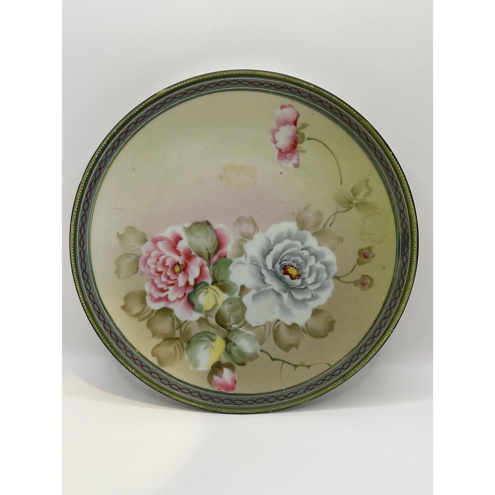 1917 Vintage Nippon CORONATION WARE Wild Rose Pattern Plate